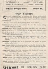 Stockport County Reserves v Witton Albion 28-Jan-1956