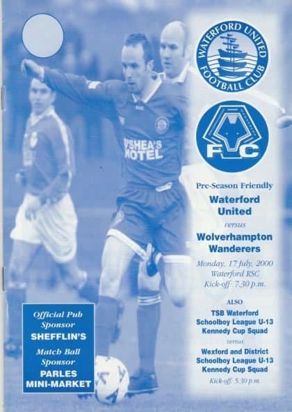 Waterford v Wolverhampton Wanderers  17-Jul-2000