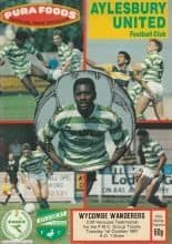 Aylesbury United v Wycombe Wanderers 01-Oct-1991