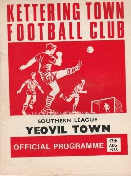 Kettering Town v Yeovil Town  17-Aug-1968