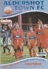 Aldershot Town v Kingstonian  20-Oct-2001