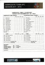 Harrogate Town v Colwyn Bay 06-Dec-2011