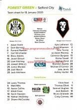 Forest Green Rovers v Salford City 18-Jan-2020