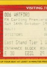 Watford v Manchester United 16-Oct-1999