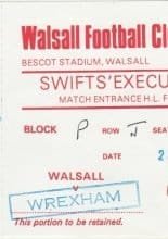 Walsall v Wrexham 23-Nov-1993
