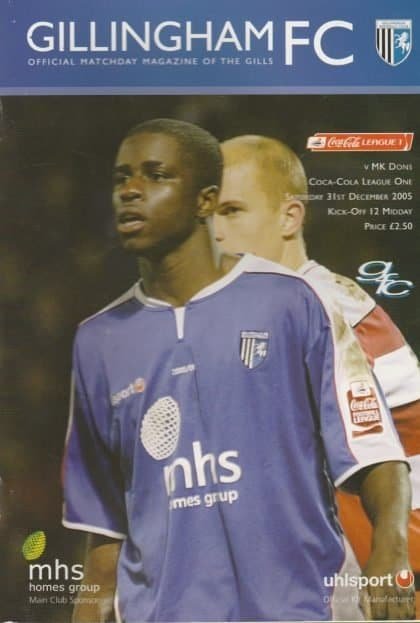 Gillingham v Milton Keynes Dons  31-Dec-2005