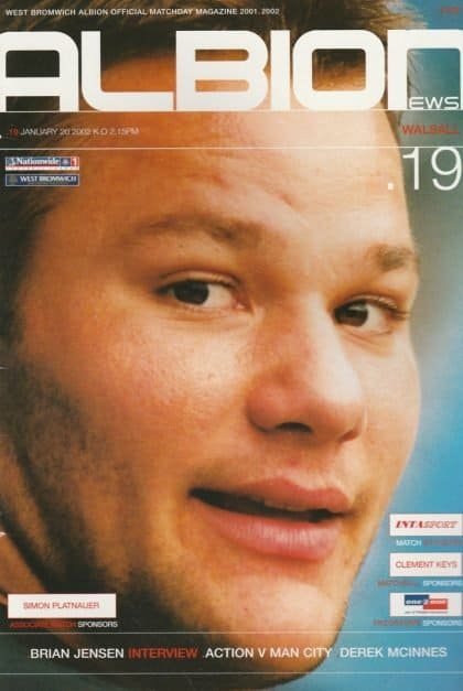 West Bromwich Albion v Walsall   20-Jan-2002