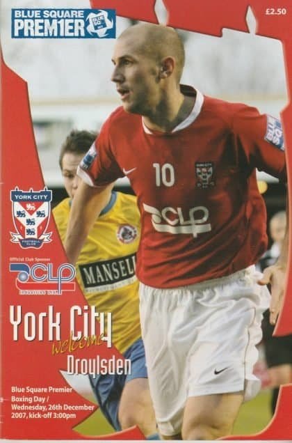 York City v Droylsden  26-Dec-2007