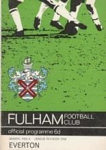 Fulham v Everton  16-Oct-1965