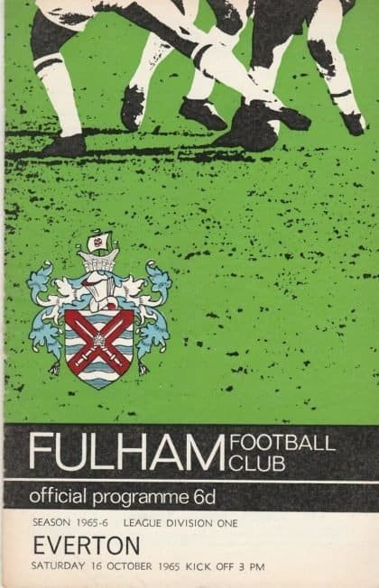 Fulham v Everton  16-Oct-1965