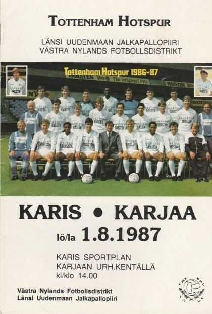 Karis Karjaa v Tottenham Hotspur  01-Aug-1987