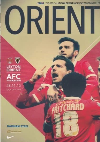Leyton Orient v AFC Wimbledon   28-Nov-2015