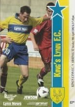 Kings Lynn v Arsenal XI  30-Apr-2002