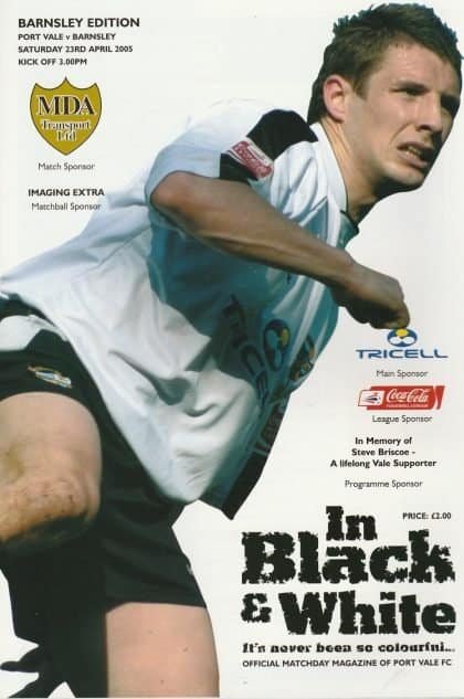 Port Vale v Barnsley  23-Apr-2005