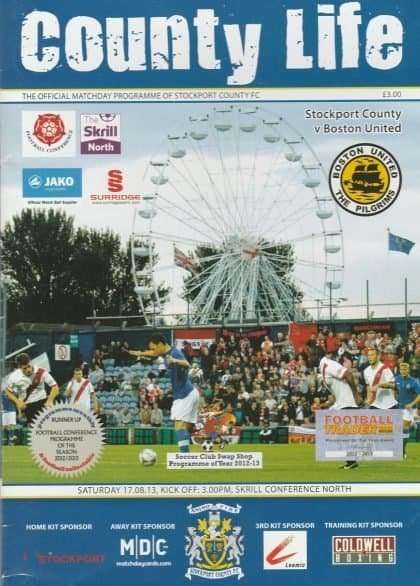 Stockport County v Boston United 17-Aug-2013