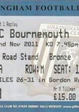Gillingham v AFC Bournemouth  22-Nov-2011