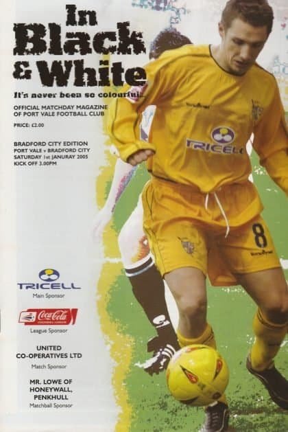 Port Vale v Bradford City  01-Jan-2005
