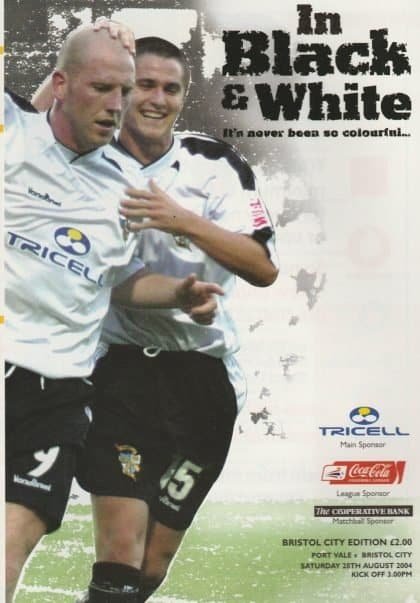 Port Vale v Bristol City  28-Aug-2004