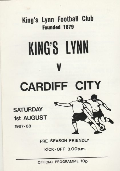 Kings Lynn v Cardiff City 01-Aug-1987