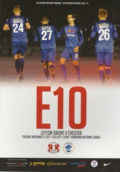 Leyton Orient v Chester  21-Nov-2017