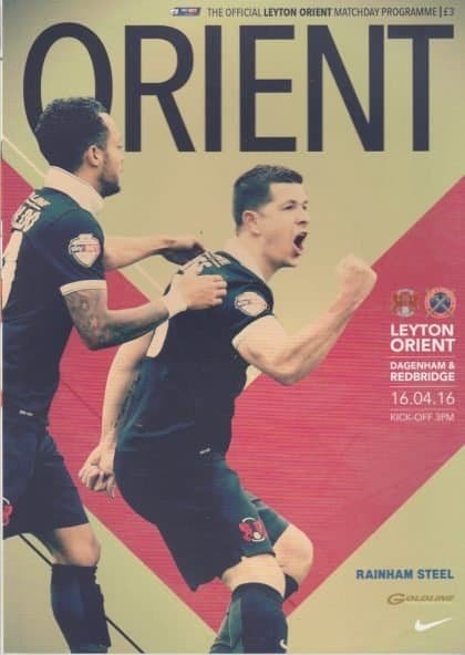 Leyton Orient v Dagenham & Redbridge  16-Apr-2016