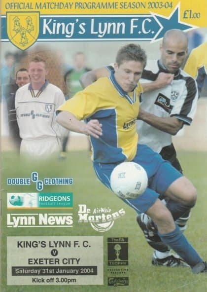 Kings Lynn v Exeter City   31-Jan-2004