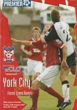 York City v Forest Green Rovers 24-Aug-2007