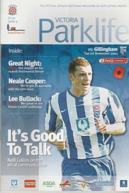 Hartlepool United v Gillingham 01-Nov-2005