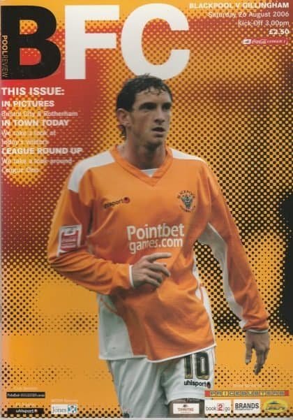 Blackpool v Gillingham 26-Aug-2006
