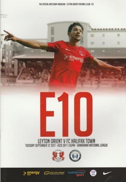 Leyton Orient v FC Halifax Town 12-Sep-2017