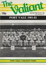 Port Vale v Halifax Town 29-Aug-1981