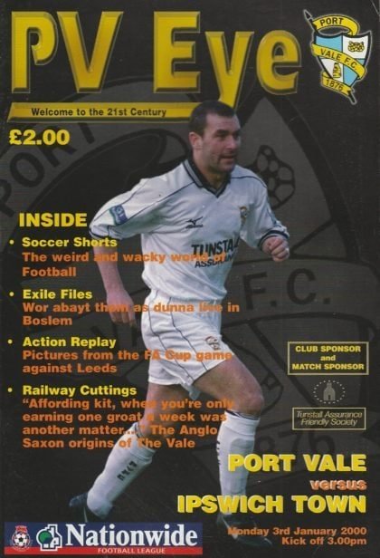 Port Vale v Ipswich Town 03-Jan-2000