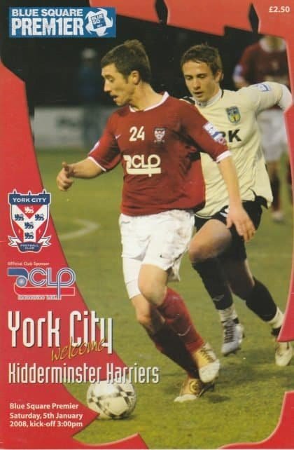 York City v Kidderminster Harriers  05-Jan-2008