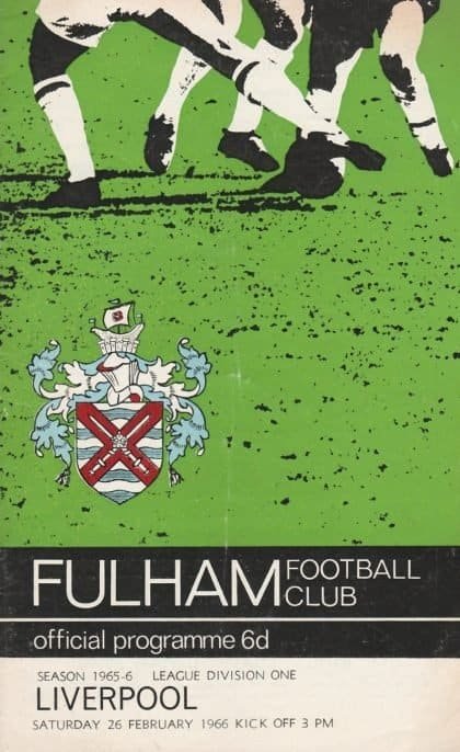 Fulham v Liverpool 26-Feb-1966