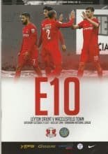 Leyton Orient v Macclesfield Town  21-Oct-2017