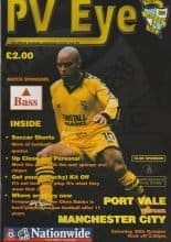 Port Vale v Manchester City 30-Oct-1999