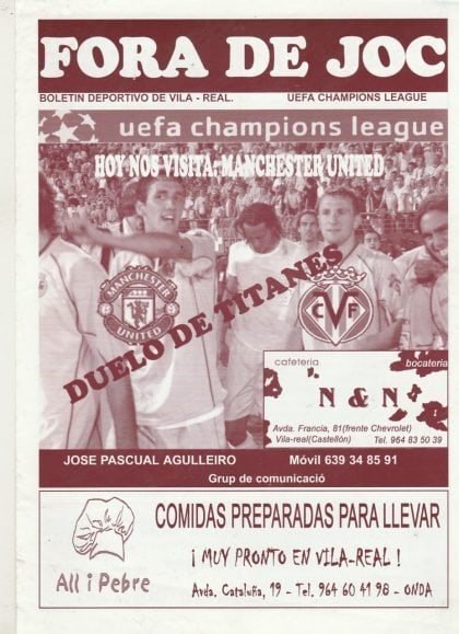 Villareal v Manchester United 14-Sep-2005