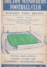 Bolton Wanderers v Manchester United  14-Nov-1959