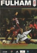 Fulham v Manchester United 30-Dec-2001