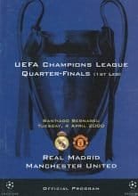 Real Madrid v Manchester United  04-Apr-2000