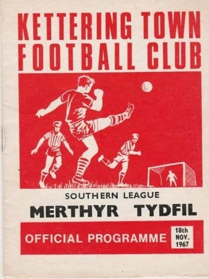 Kettering Town v Merthyr Tydfil  18-Nov-1967