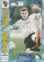 Port Vale v Middlesbrough 08-Feb-1992