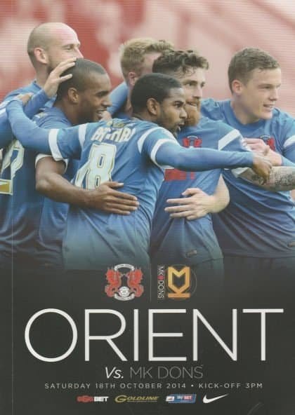 Leyton Orient v Milton Keynes Dons  18-Oct-2014