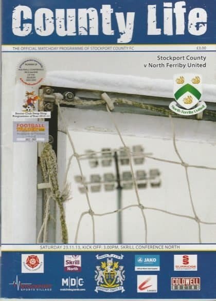 Stockport County v North Ferriby United  23-Nov-2013