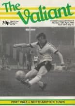 Port Vale v Northampton Town 12-Apr-1982
