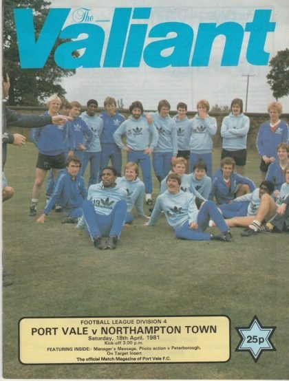 Port Vale v Northampton Town 18-Apr-1981