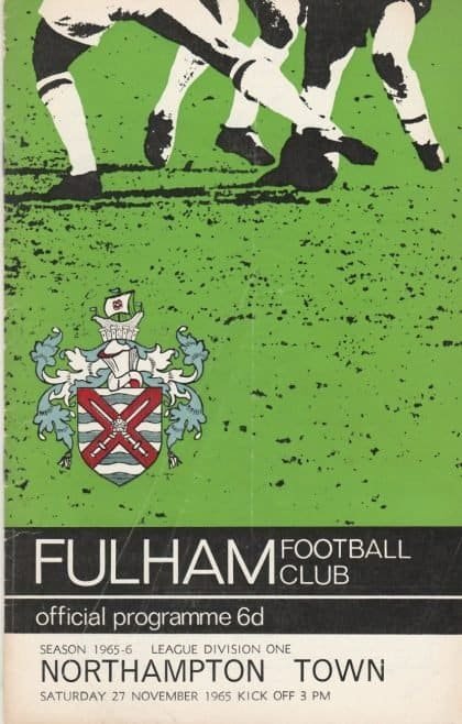 Fulham v Northampton Town  27-Nov-1965