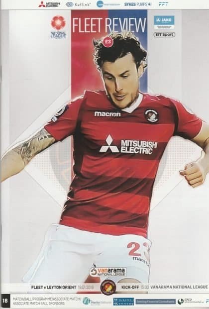 Ebbsfleet United v Leyton Orient  19-Jan-2019