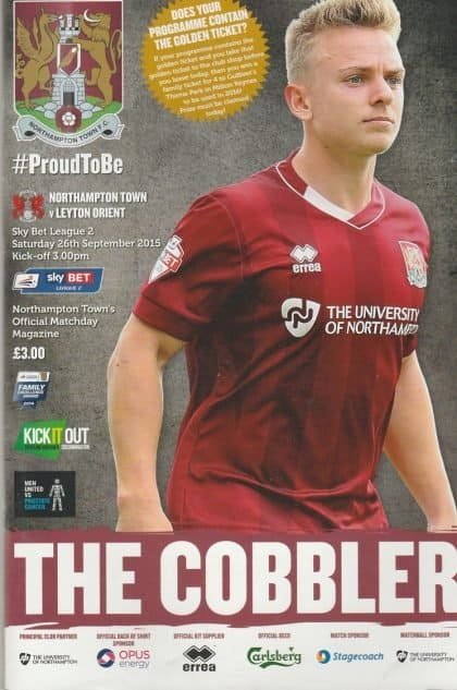Northampton Town v Leyton Orient 26-Sep-2015