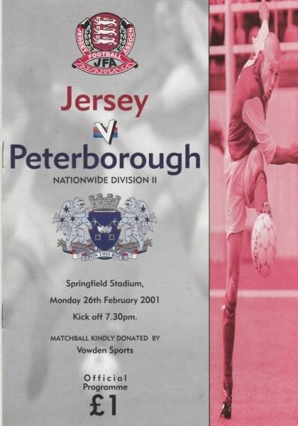 Jersey Football Association v Peterborough United 26-Feb-2001